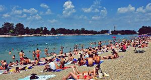 Ada Ciganlija, Belgrade Riviera. Summer is the best time to visit Belgrade. iBikeBelgrade.