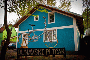 dunavski plicak accomodation at the Danube in Serbia
